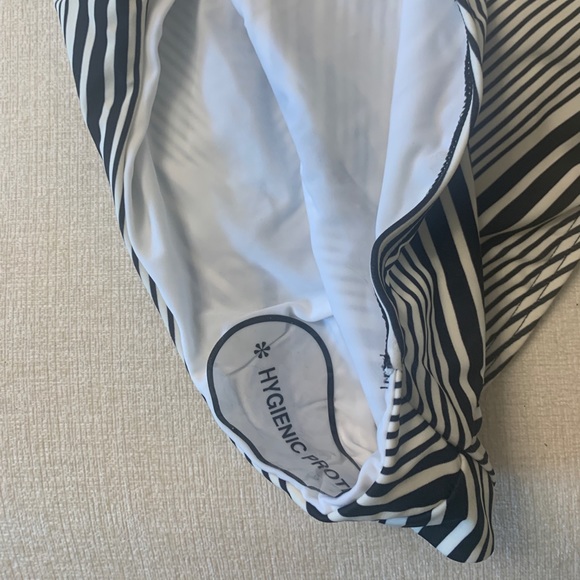 NWT bathing suit from LOFT black striped one piece 🎬👙 - Picture 6 of 6